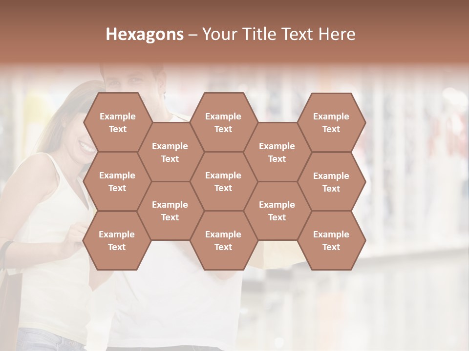 Shopaholic Shop Young PowerPoint Template