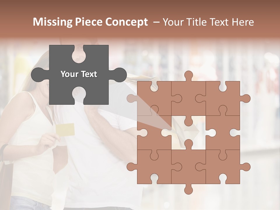 Shopaholic Shop Young PowerPoint Template