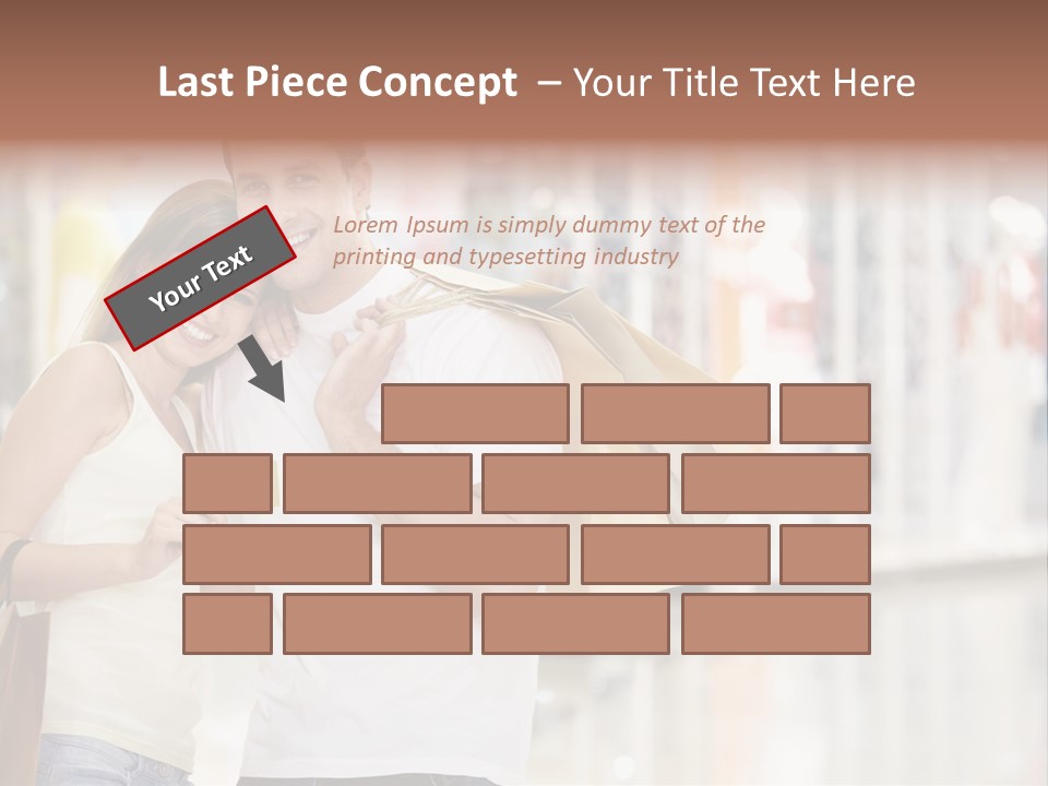 Shopaholic Shop Young PowerPoint Template