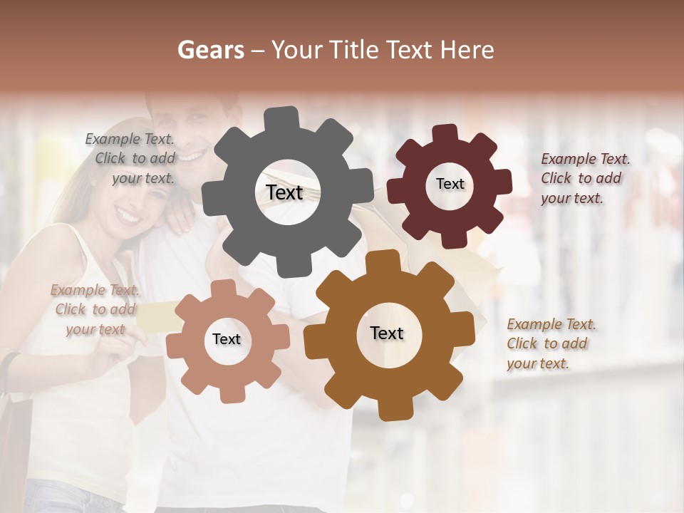 Shopaholic Shop Young PowerPoint Template