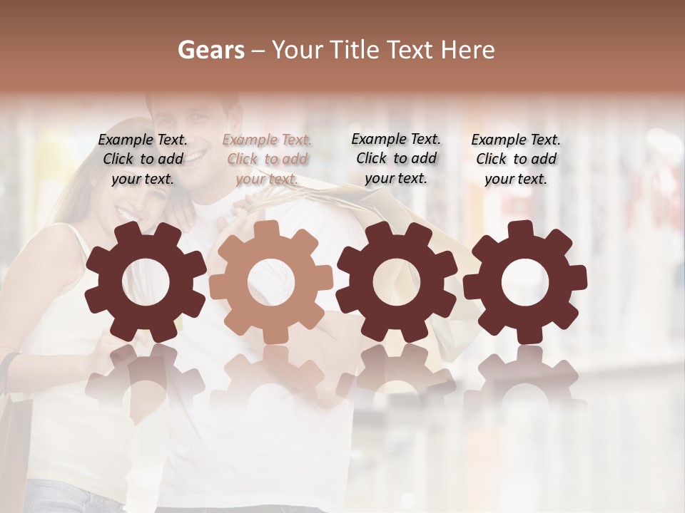 Shopaholic Shop Young PowerPoint Template