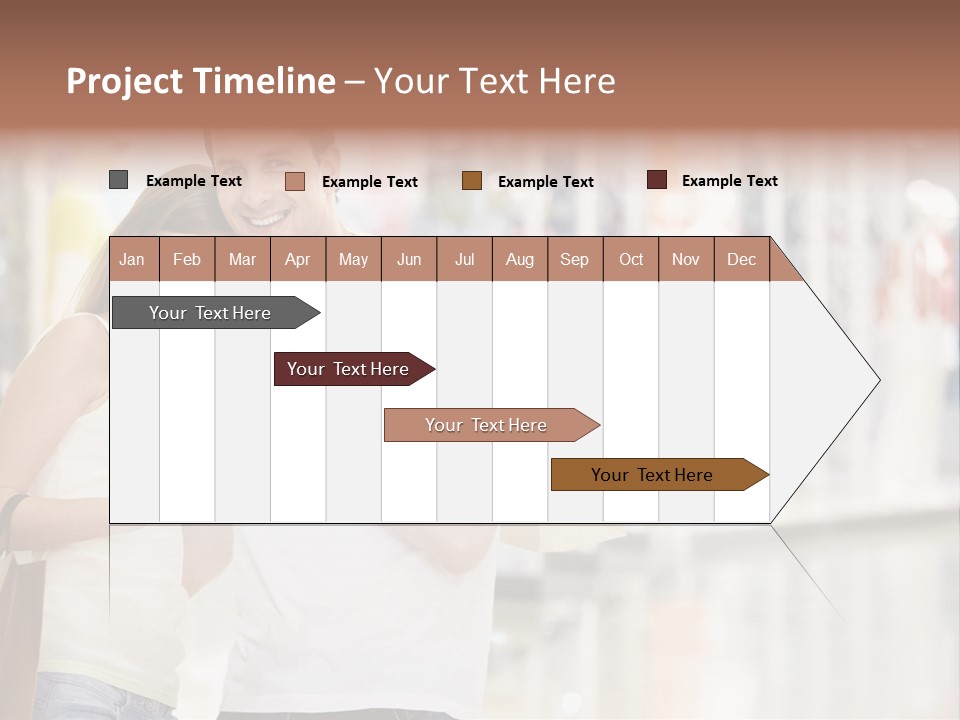 Shopaholic Shop Young PowerPoint Template