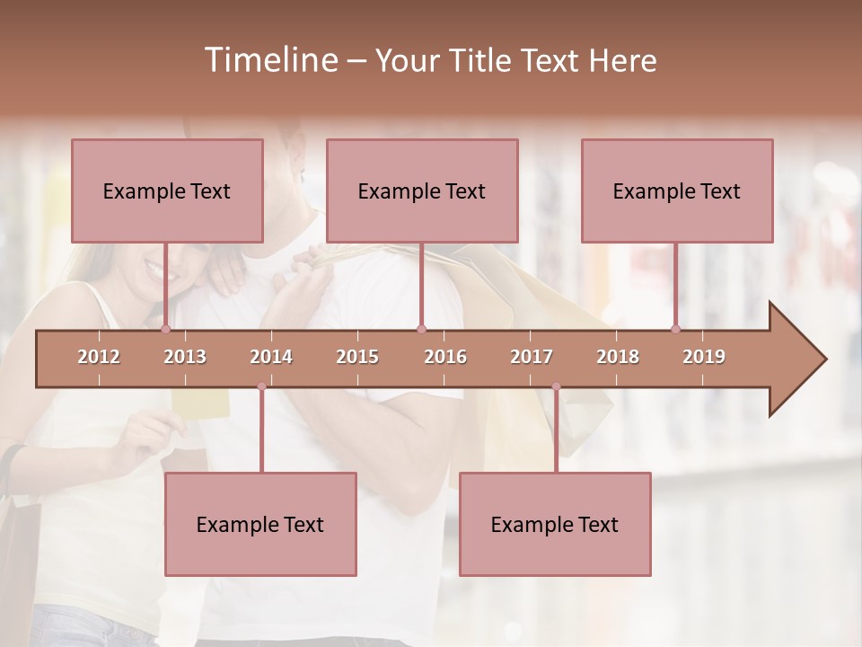 Shopaholic Shop Young PowerPoint Template
