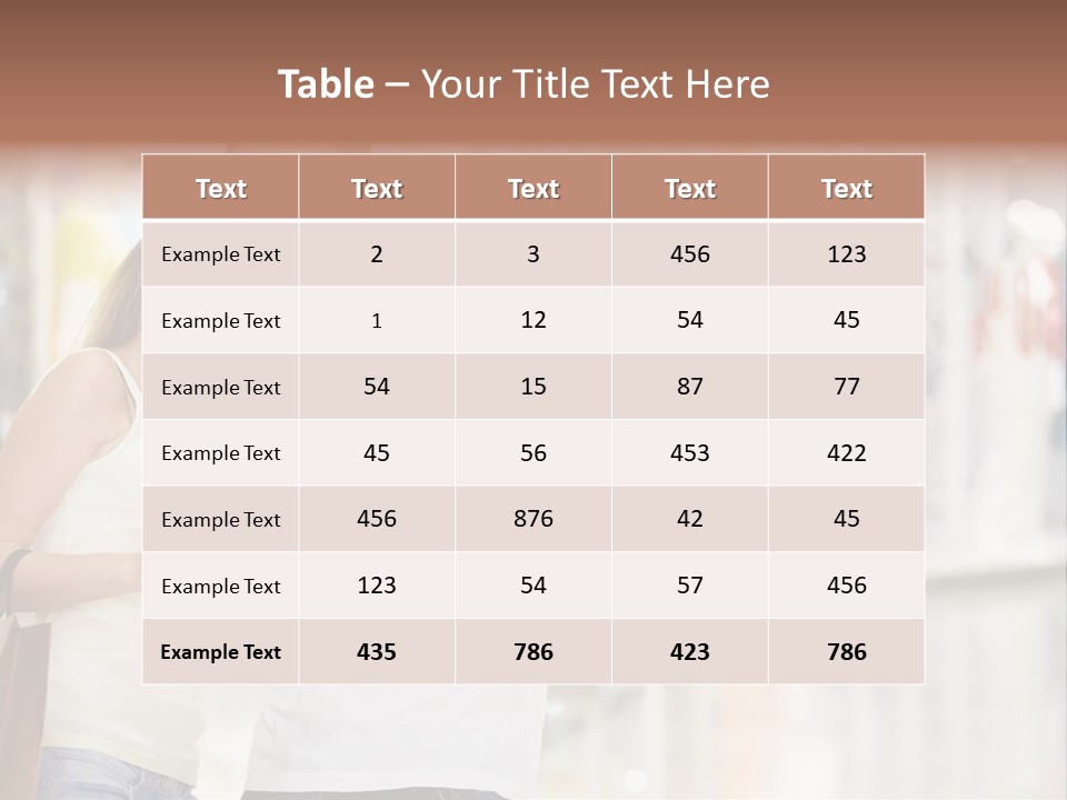 Shopaholic Shop Young PowerPoint Template