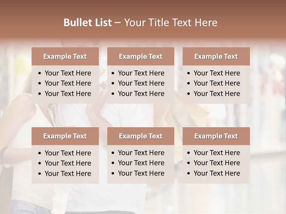 Shopaholic Shop Young PowerPoint Template