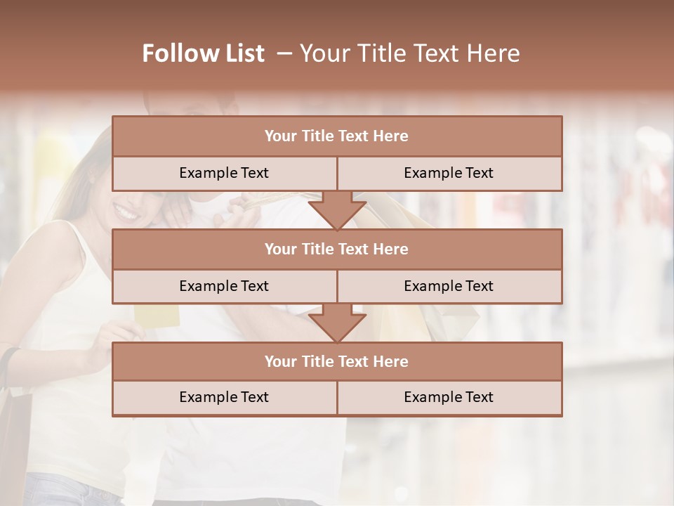 Shopaholic Shop Young PowerPoint Template