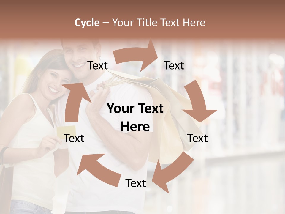 Shopaholic Shop Young PowerPoint Template