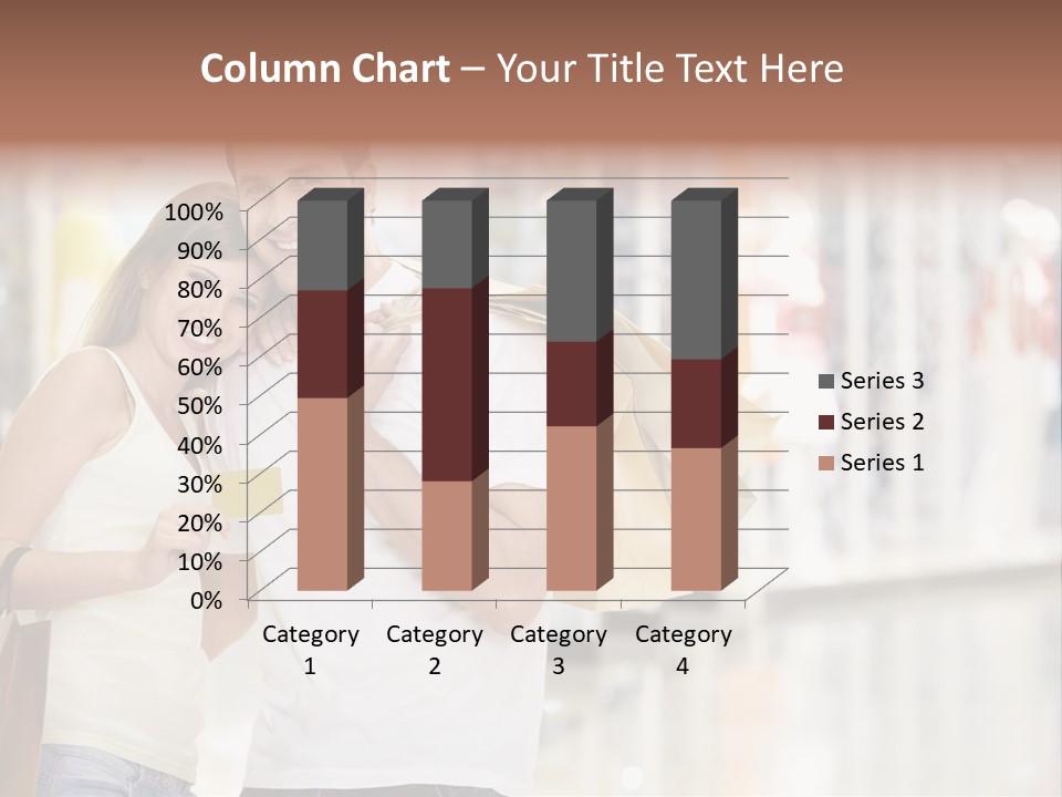 Shopaholic Shop Young PowerPoint Template