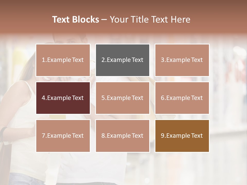 Shopaholic Shop Young PowerPoint Template