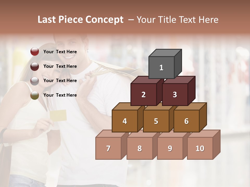 Shopaholic Shop Young PowerPoint Template