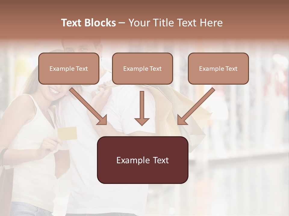 Shopaholic Shop Young PowerPoint Template
