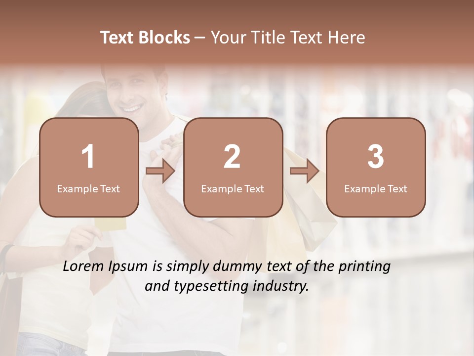 Shopaholic Shop Young PowerPoint Template