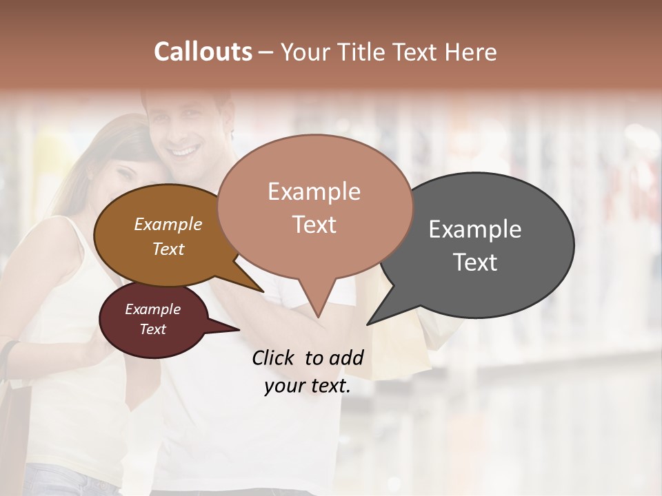 Shopaholic Shop Young PowerPoint Template