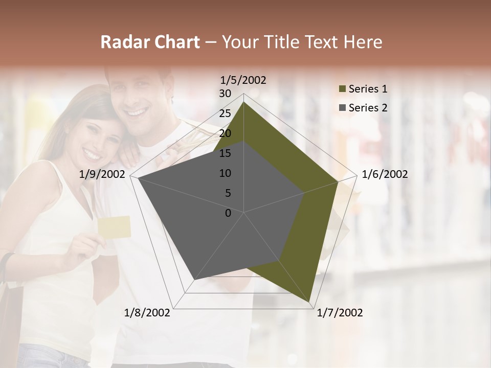 Shopaholic Shop Young PowerPoint Template