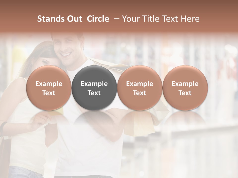 Shopaholic Shop Young PowerPoint Template