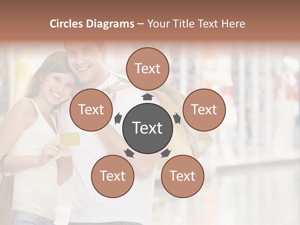 Shopaholic Shop Young PowerPoint Template