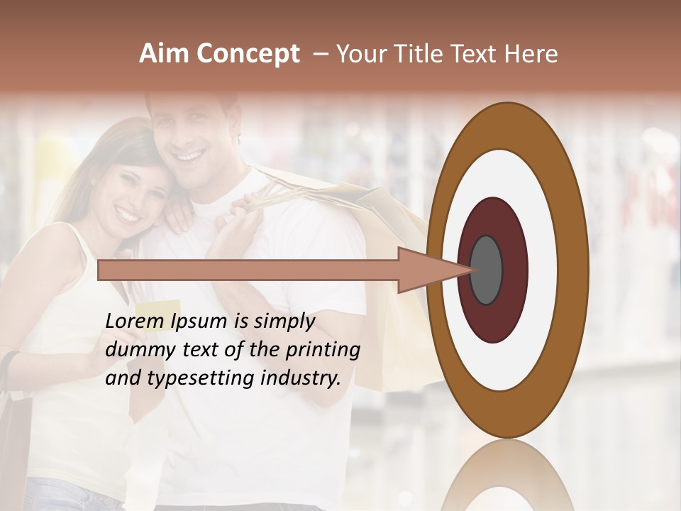 Shopaholic Shop Young PowerPoint Template