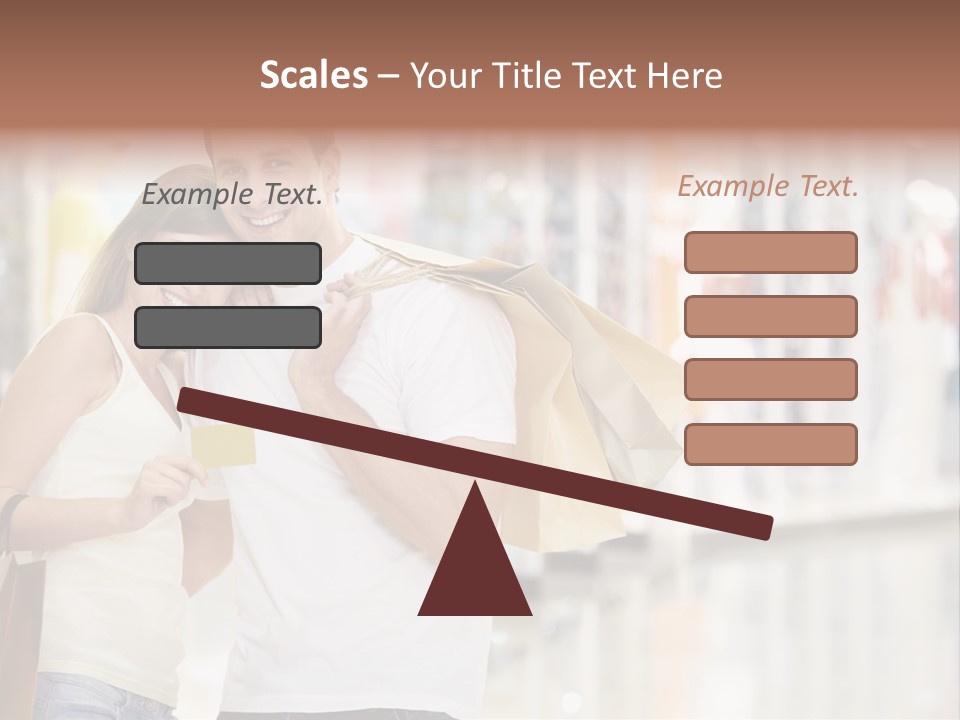 Shopaholic Shop Young PowerPoint Template