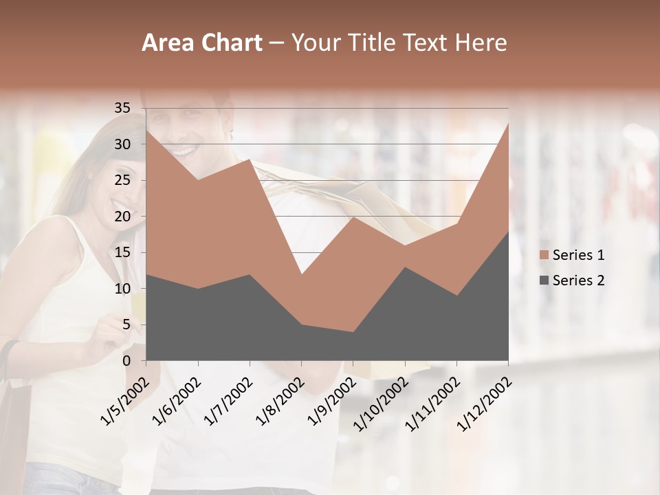 Shopaholic Shop Young PowerPoint Template