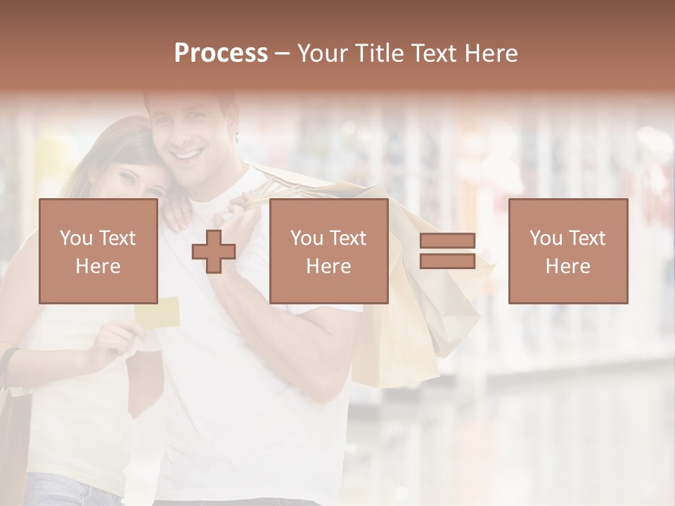 Shopaholic Shop Young PowerPoint Template