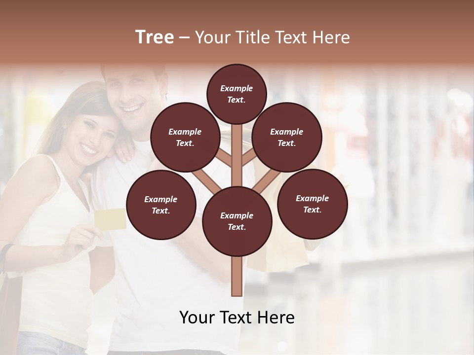 Shopaholic Shop Young PowerPoint Template