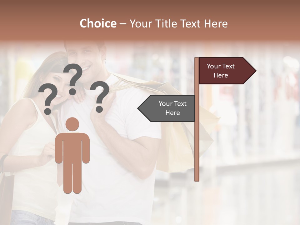 Shopaholic Shop Young PowerPoint Template