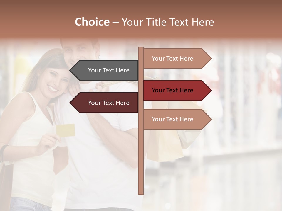 Shopaholic Shop Young PowerPoint Template