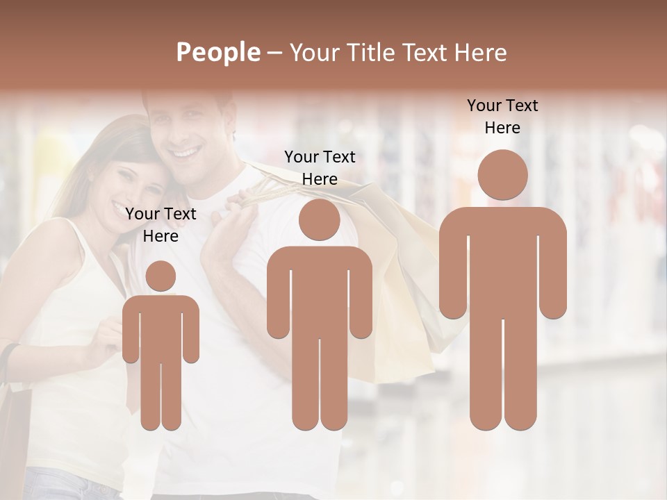 Shopaholic Shop Young PowerPoint Template