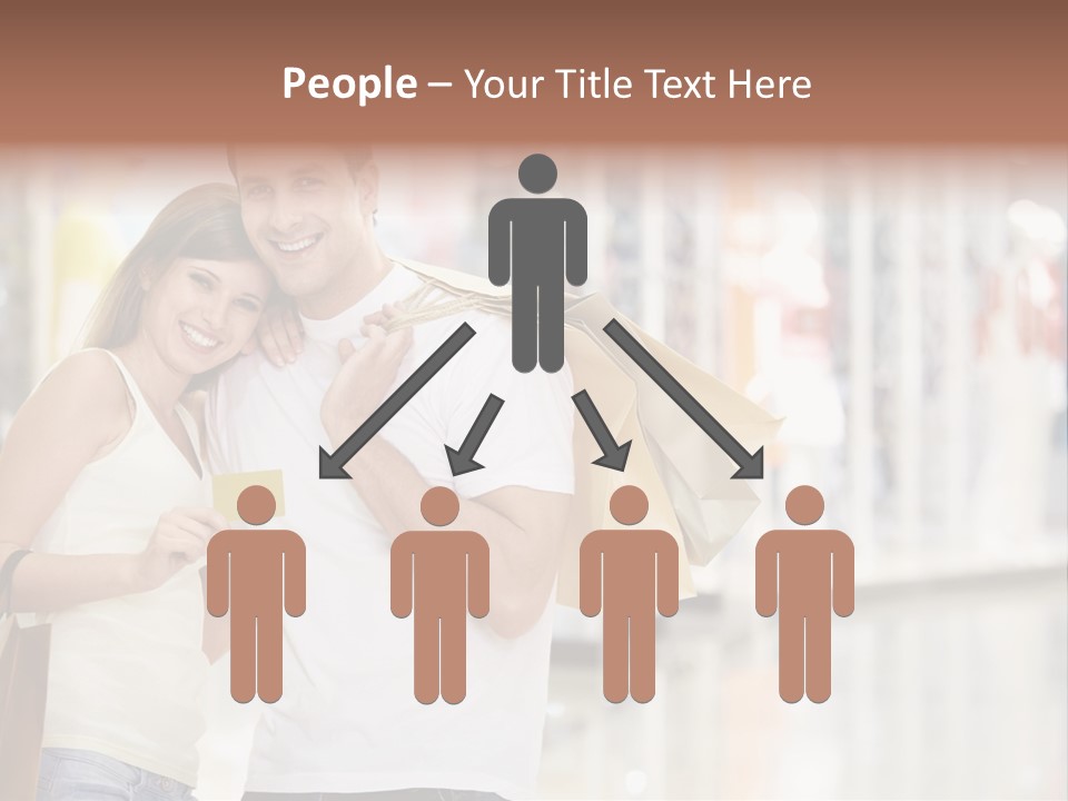 Shopaholic Shop Young PowerPoint Template