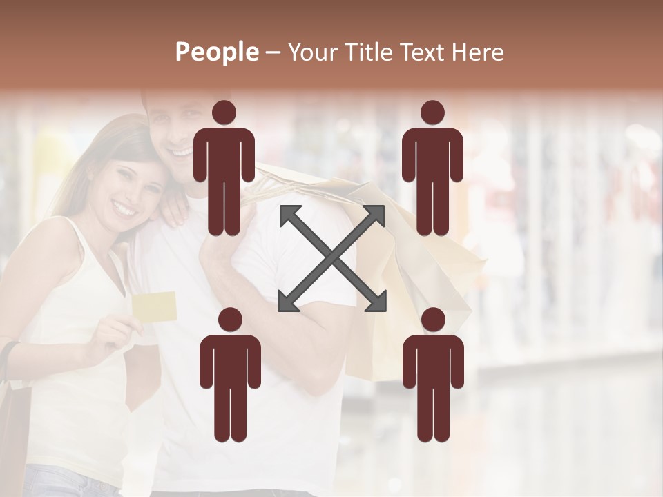 Shopaholic Shop Young PowerPoint Template