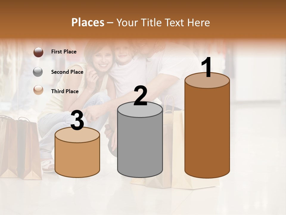 Female Father Child PowerPoint Template