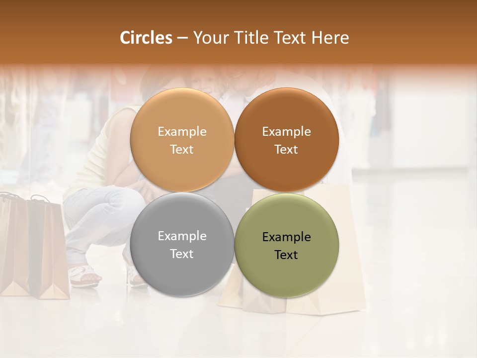 Female Father Child PowerPoint Template