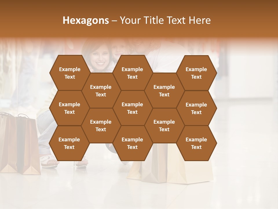 Female Father Child PowerPoint Template