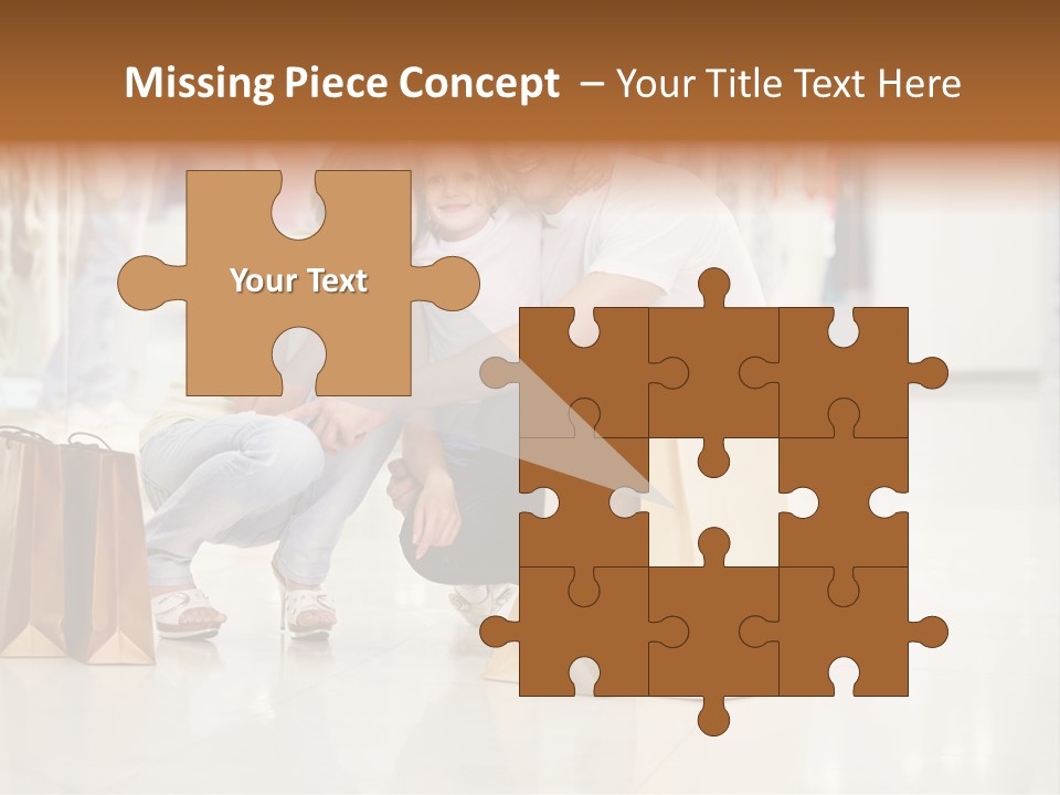 Female Father Child PowerPoint Template