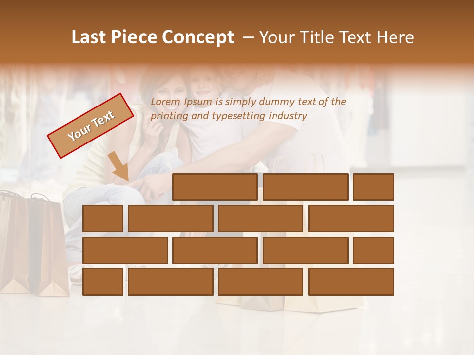 Female Father Child PowerPoint Template