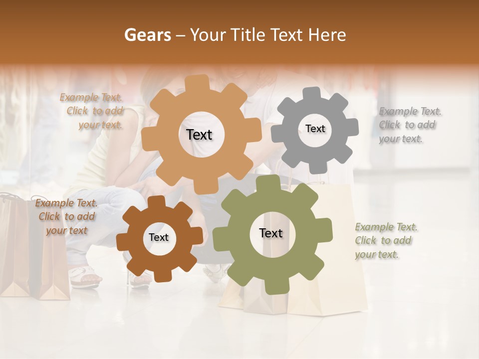 Female Father Child PowerPoint Template