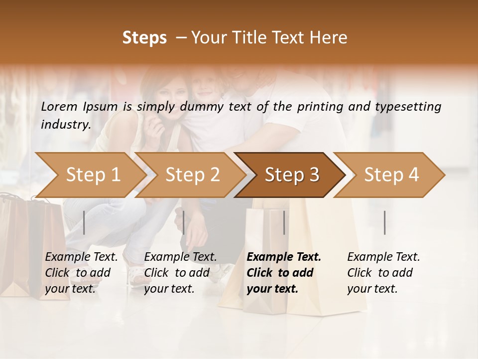 Female Father Child PowerPoint Template