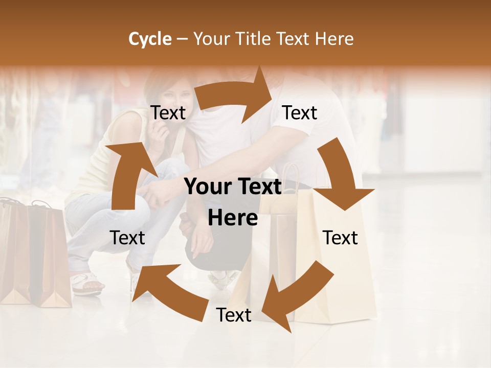 Female Father Child PowerPoint Template