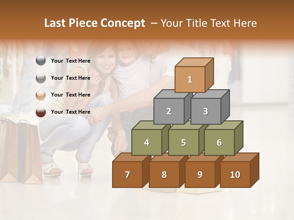 Female Father Child PowerPoint Template