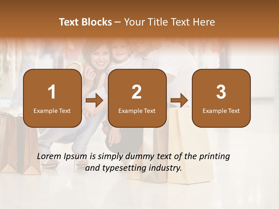 Female Father Child PowerPoint Template