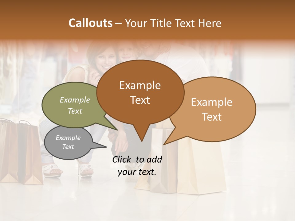 Female Father Child PowerPoint Template