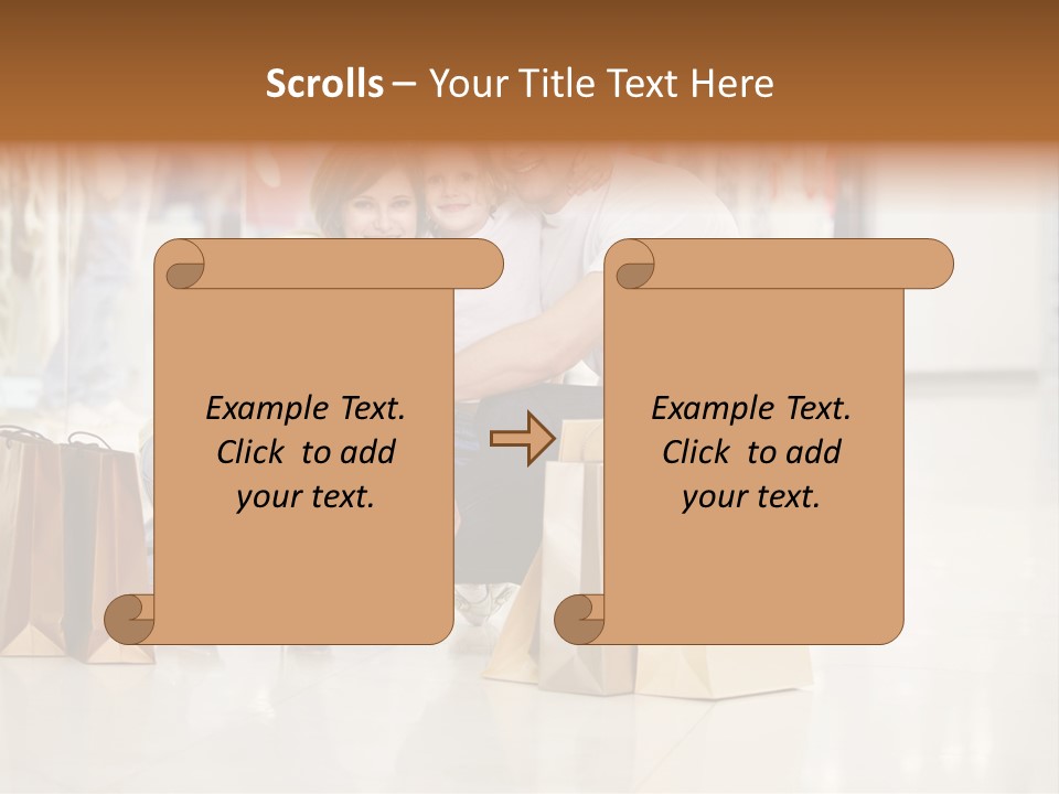 Female Father Child PowerPoint Template