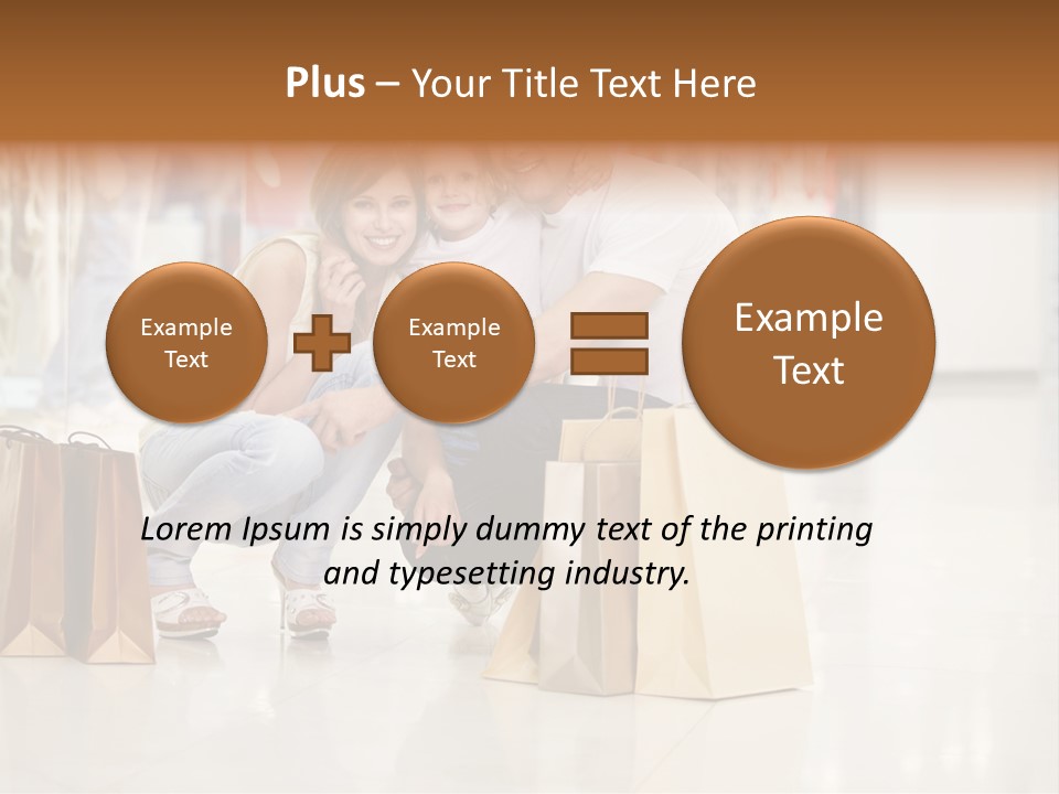 Female Father Child PowerPoint Template