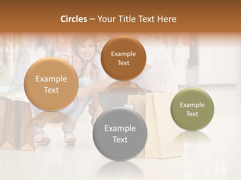 Female Father Child PowerPoint Template