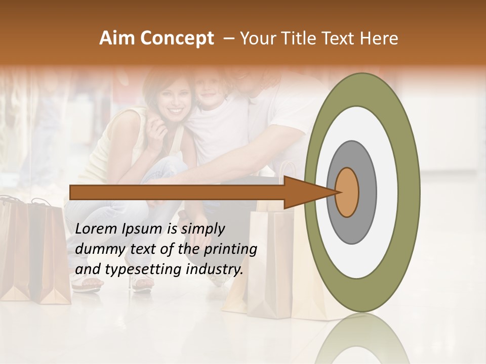 Female Father Child PowerPoint Template