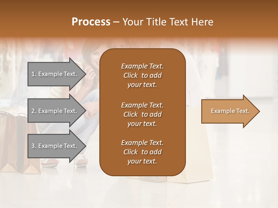 Female Father Child PowerPoint Template
