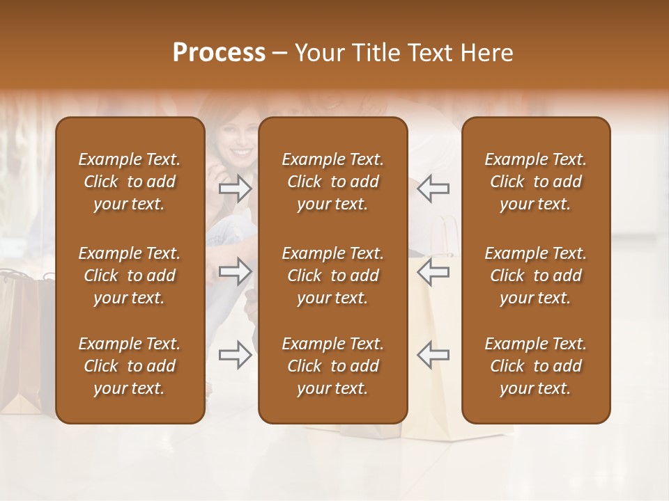 Female Father Child PowerPoint Template