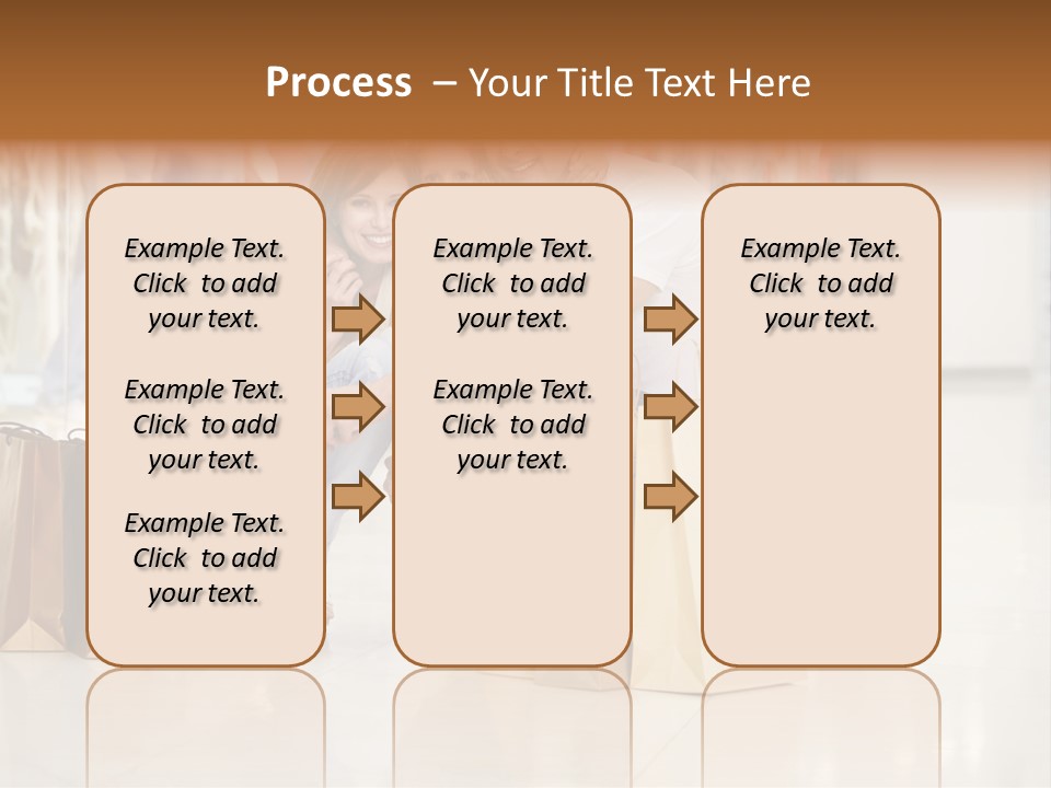 Female Father Child PowerPoint Template