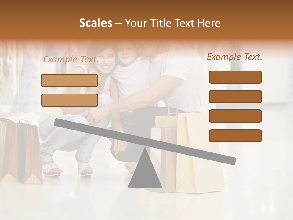 Female Father Child PowerPoint Template