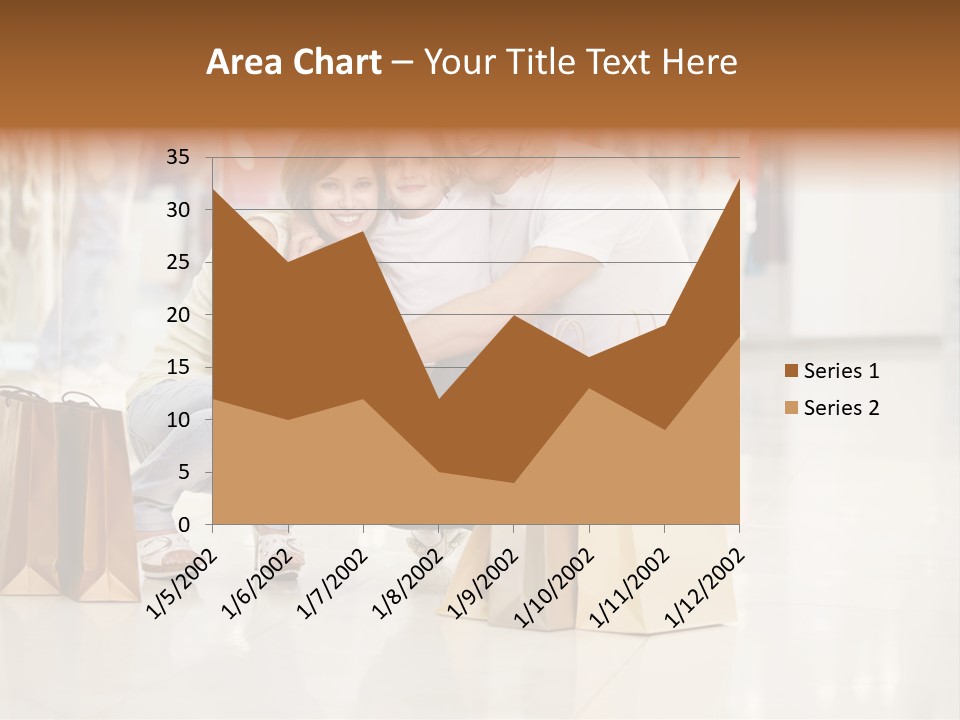 Female Father Child PowerPoint Template